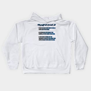 Psalms 102:16-18 Kids Hoodie